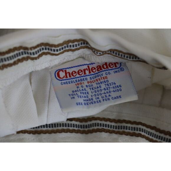 VINTAGE Cheerleader Womens Size Small Pleated Skirt & Knit Sweater Set Purple - Picture 14 of 14